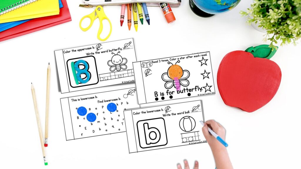 teach and improve letter formation with letter formation, letter sound recognition, and letter identification activities