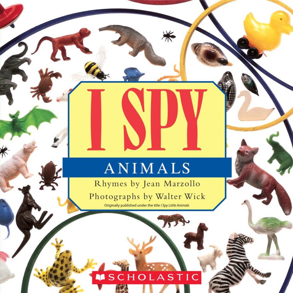 I spy animal book on Amazon for cheat sheet for parents