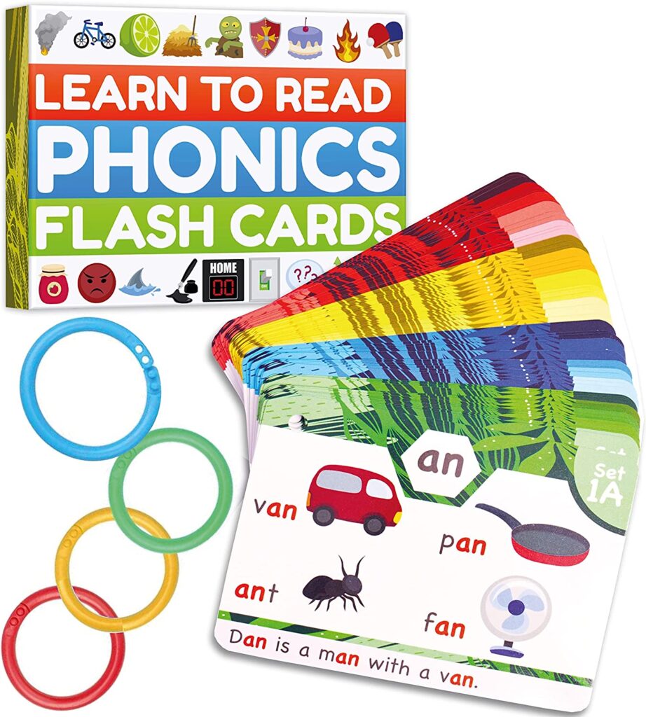 phonics flashcards from Amazon for phonics cheat sheet for parents