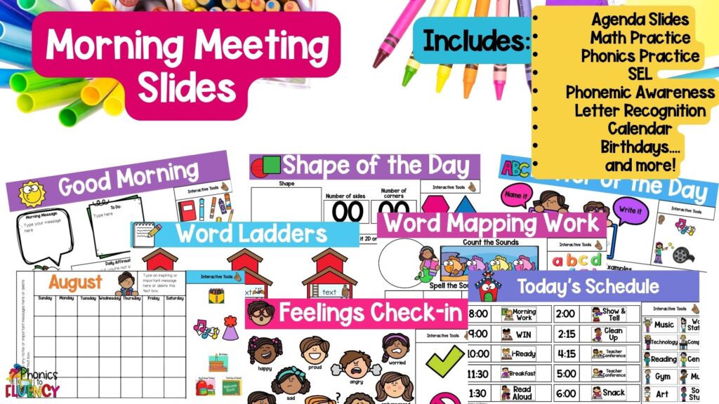 blog post on morning meeting in kindergarten