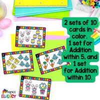 Addition Write the Room - Add the Room - Easter Math - Phonics to Fluency