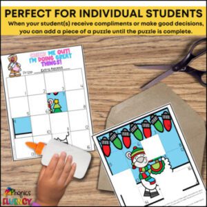Whole Class Behavior Management - Individual Behavior Chart - December ...