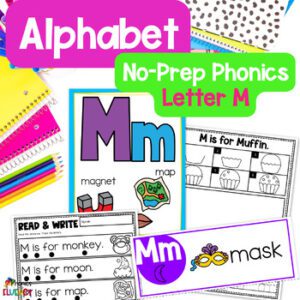 Letter of the Week - Alphabet Review Worksheets - Letter M - Phonics to ...