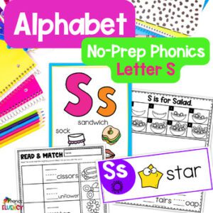 Letter of the Week - Alphabet Review Worksheets - Letter S - Phonics to ...