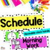 Daily Schedule Editable - Bright Decor - Clasroom Visual Schedule ...