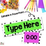 Daily Schedule Editable - Bright Decor - Clasroom Visual Schedule ...