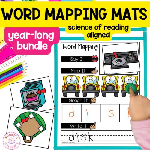 Word Mapping Mat - Science of Reading Decoding Strategies - Orthographic Mapping