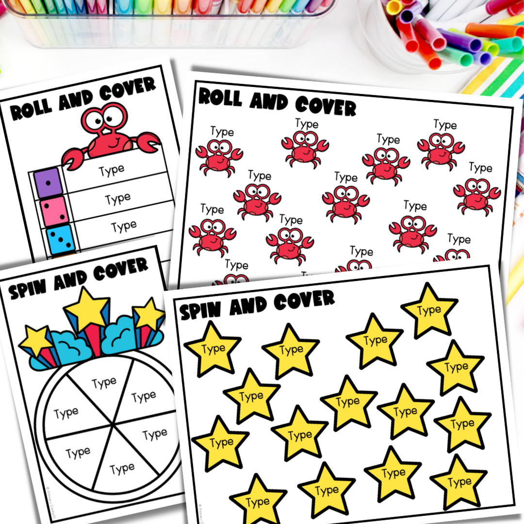 Editable Sight Word Games