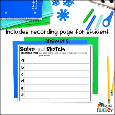 Winter Directed Drawing - Winter Math Center - Editable - Image 3