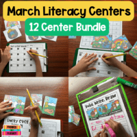 kindergarten march literacy centers