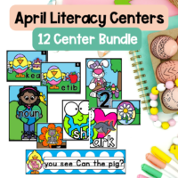 Kindergarten April Literacy Centers