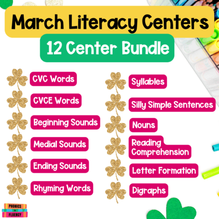 March Literacy Centers - Kindergarten Literacy Centers - Spring Literacy Centers - Image 2