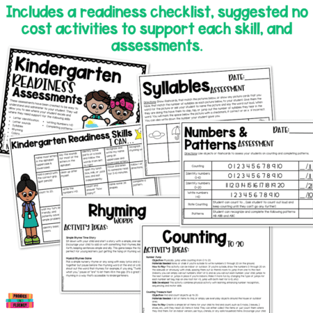 pre k summer review