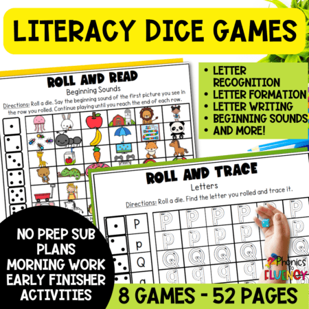 Morning Work Kindergarten Math & Literacy - Early Finisher Packet - No Prep - Image 2