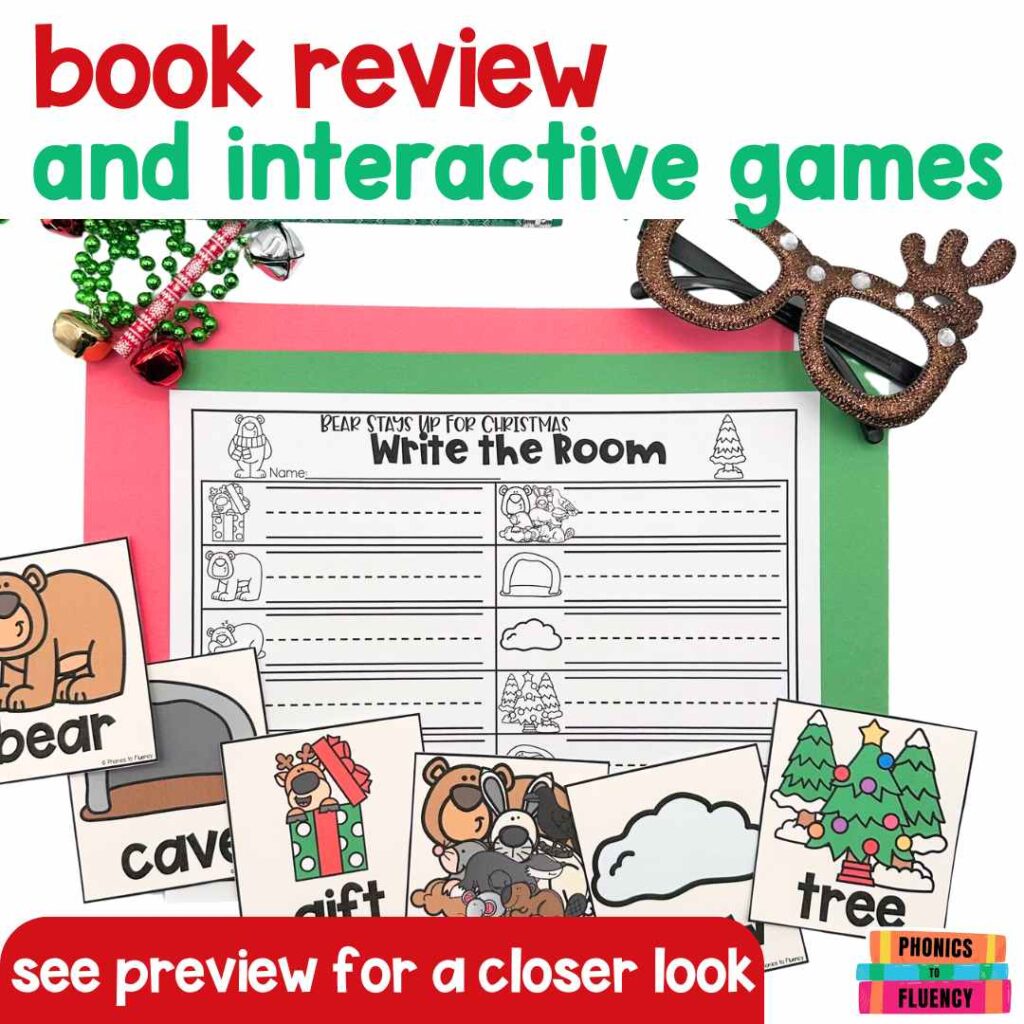 Best Christmas Read Alouds for Kindergarten - Bear Stays Up for ...