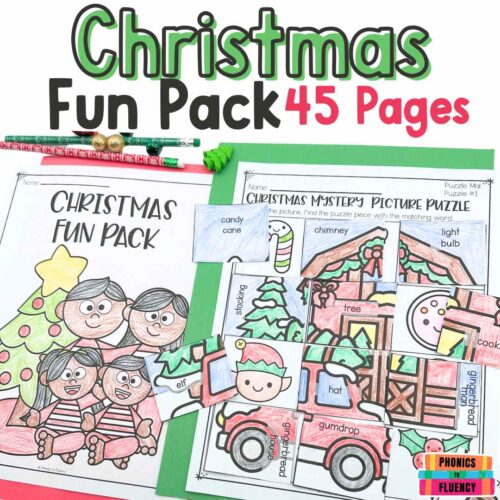 #1 Christmas Fun Packet Kindergarten Printable Christmas Early Finishers Kindergarten Worksheets