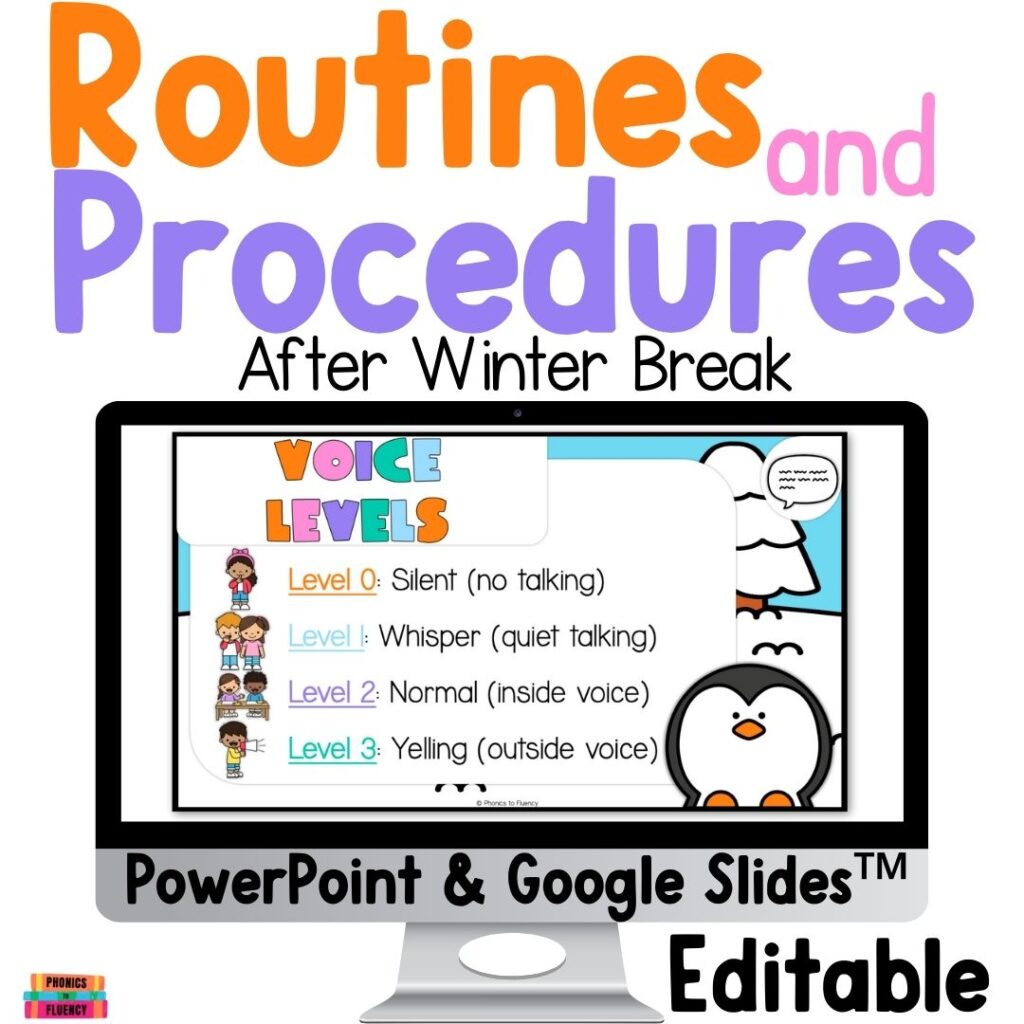 After Winter Break Expectations Review Routines and Procedures Google ...