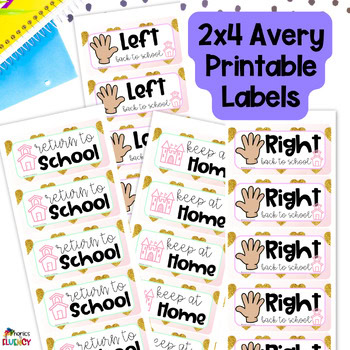 FREE Editable Take Home Folder Covers Keep At Home Return To School Labels - Image 4
