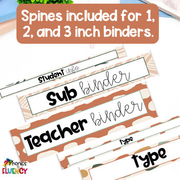 Editable Binder Covers and Spines - Binder Covers Boho - Teacher Binder Covers - Image 4