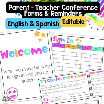 Parent Teacher Conference Forms Conference Reminder Slips Conferences Notes