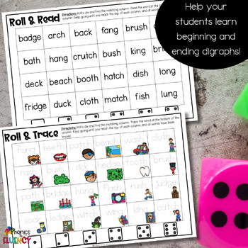 Science of Reading Literacy Centers Reading Intervention Phonics Games Digraphs - Image 2