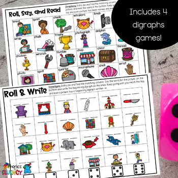 Science of Reading Literacy Centers Reading Intervention Phonics Games Digraphs - Image 3