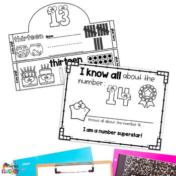Teen Numbers Kindergarten Tracing Numbers Teen Numbers Game Counting to 20 - Image 4