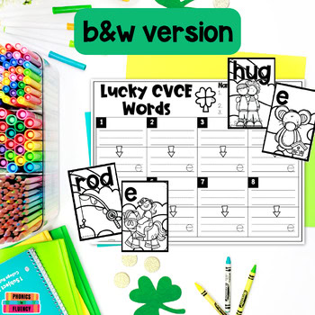 CVCE Words - CVCE Word Games - March Literacy Centers Kindergarten - Image 4