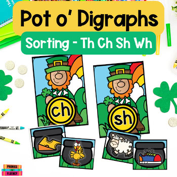 Digraph Games Digraph Sort St Patricks Day Activities March Reading Kindergarten