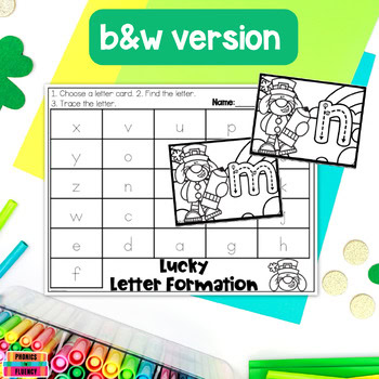 Letter Formation Cards - Letter Formation Practice - March Kindergarten Literacy - Image 4