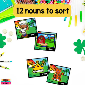 Noun Sort With Pictures - Nouns Worksheet - March Literacy Centers Kindergarten - Image 2