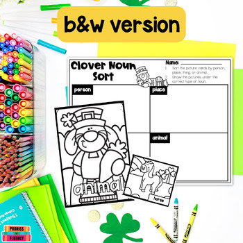 Noun Sort With Pictures - Nouns Worksheet - March Literacy Centers Kindergarten - Image 4