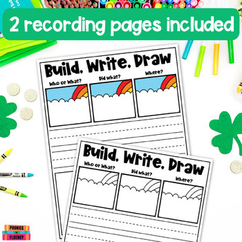 Simple Sentence Writing Kindergarten - St. Patrick's Day Silly Sentences - Image 3