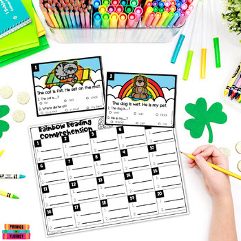 St Patricks Day Reading Comprehension St Patricks Day ELA Writing Kindergarten - Image 2