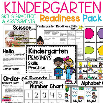 Kindergarten Readiness Packet Summer Review Preschool End of Year Assessment