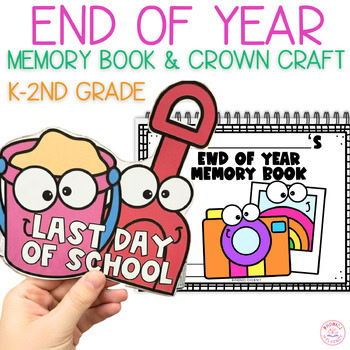 Kindergarten Memory Book End of the Year Activities for Kindergarten