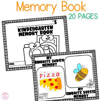 Kindergarten Memory Book End of the Year Activities for Kindergarten - Image 3