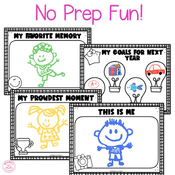 Kindergarten Memory Book End of the Year Activities for Kindergarten - Image 4