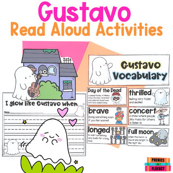 Gustavo The Shy Ghost Halloween Craft and Kindergarten Read Aloud Activities