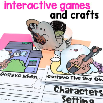 Gustavo The Shy Ghost Halloween Craft and Kindergarten Read Aloud Activities - Image 2