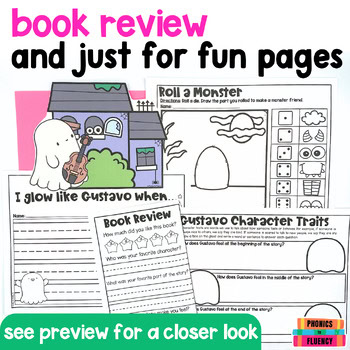 Gustavo The Shy Ghost Halloween Craft and Kindergarten Read Aloud Activities - Image 4