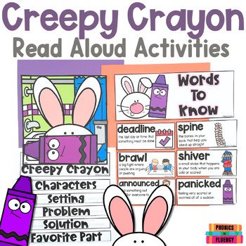 Creepy Crayon Craft Halloween Activities Kindergarten Read Aloud Activities