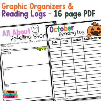 Kindergarten October Reading Log with Parent Signature Homework Choice Board - Image 2