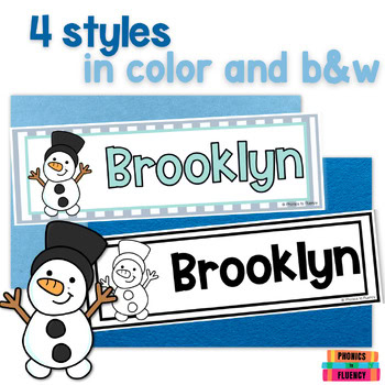 Winter Bookmarks Editable Bookmarks After Winter Break Activities Dollar Deals - Image 2