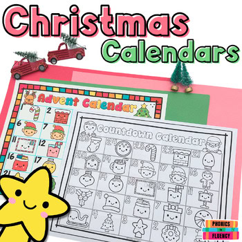 Classroom Advent Calendar Kindergarten Christmas Coloring Sheets Countdown