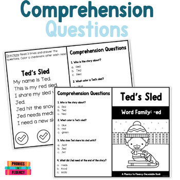 Winter CVC Decodables Decodable Readers Kindergarten CVC Decodable Books - Image 2