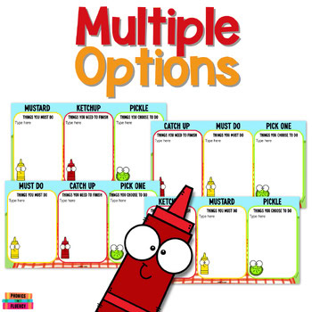Ketchup Mustard Pickle Slides PowerPoint™ and Google Slides™ Kindergarten 1st - Image 2