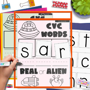 Nonsense Word Fluency Practice Kindergarten Reading Phonics Intervention - Image 2