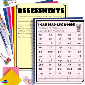 Word Ladders Kindergarten Reading Fluency Assessment Reading Intervention - Image 2
