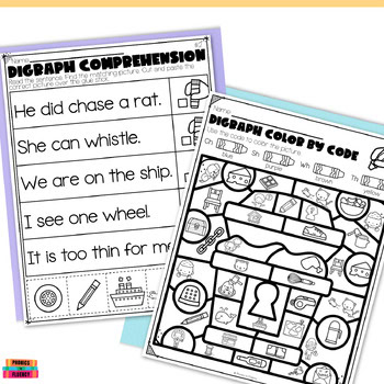 Sh and Ch Worksheet Wh Th Digraph Worksheets Phonics Warm Ups Phonics Homework - Image 4
